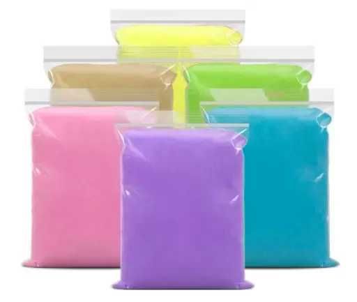 PIASEK KINETYCZNY 1KG wiele kolorów magiczny prezent dzieci piaskolina