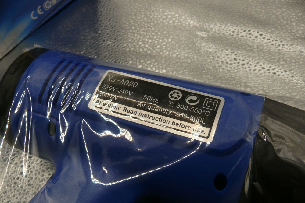 Pistola de ar quente (heat gun)