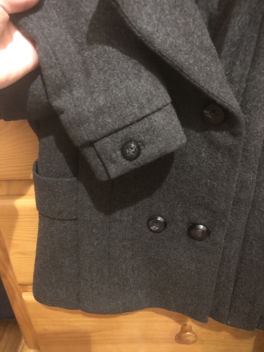 Casaco cinza da Mango quente