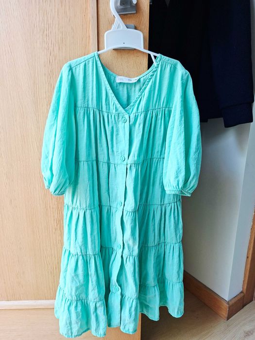 Lindo vestido verde Zara para menina