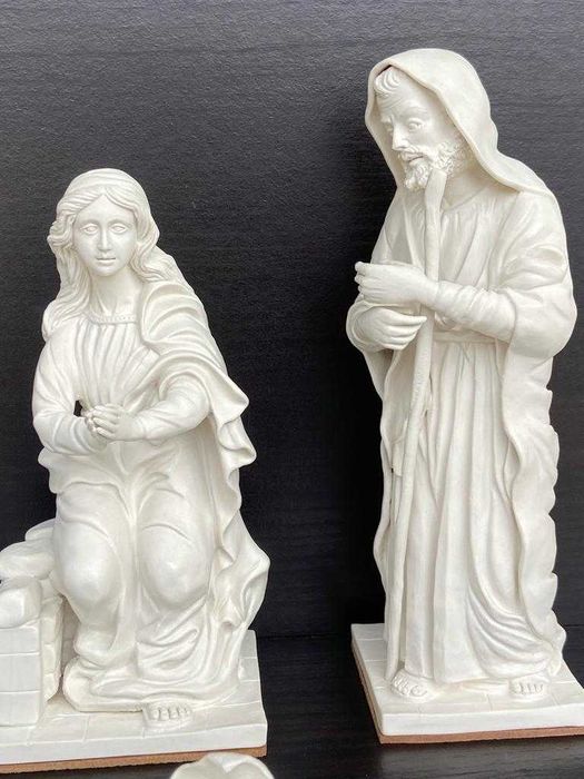 presépio Branco em porcelana'