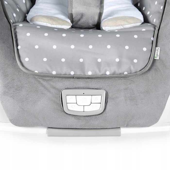INGENUITY Bujaczek leżaczek z wibracją i dźwiękiem Cuddle Lamb 0m+ do 18kg