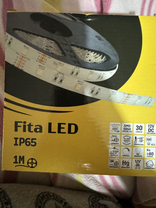 Led com um metro de fita