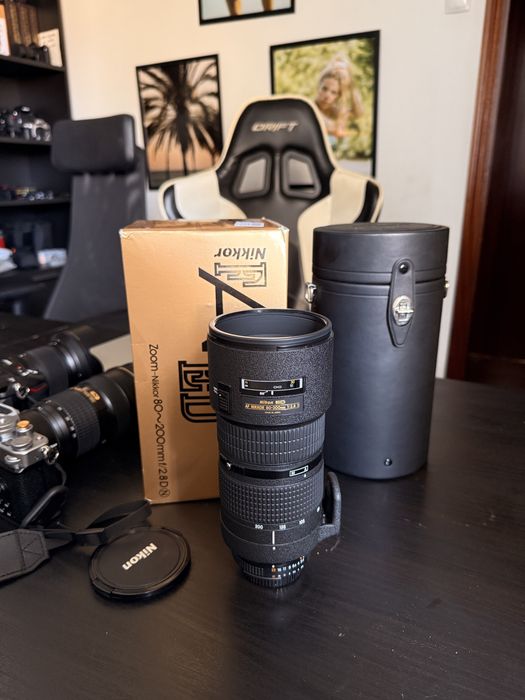 Nikon 80-200 f2.8 ED - Mint - Garantia - Caixa e Bolsa