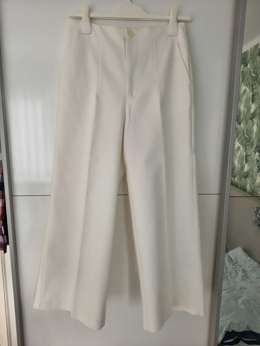 Stradivarius 38 białe kuloty