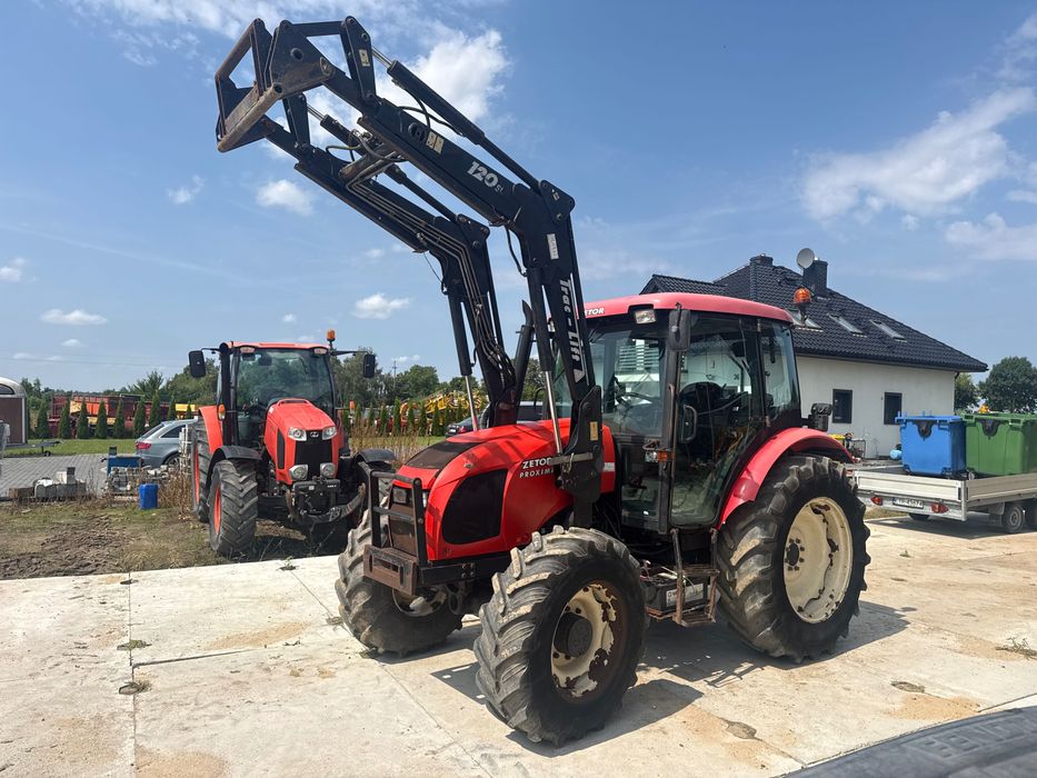 Zetor 8541 proxima plus z ładowaczem czołowym trać-lift 120 ładowacz czołowy