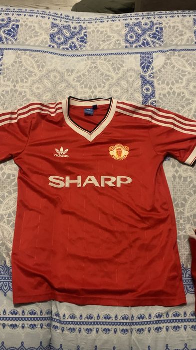 Оригинальная Форма Манчестер Юнайтед Сезона  1987/1988 Красного Цвета
