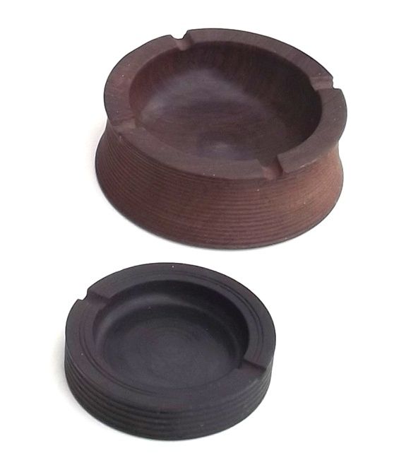 African Art - Ebony - Ashtrays