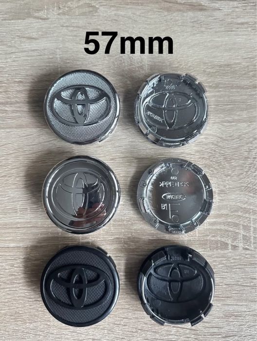 Conjunto 4 Centros Jantes Toyota 56mm 57mm 60mm 62mm 65mm 68mm