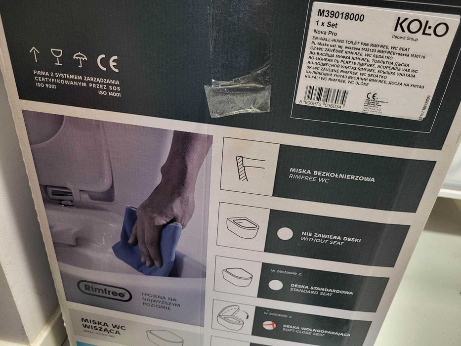 Miska WC wisząca KOŁO - nowa!