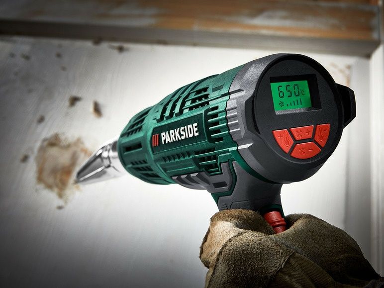 Цифровий вентилятор гарячого повітря фен PARKSIDE