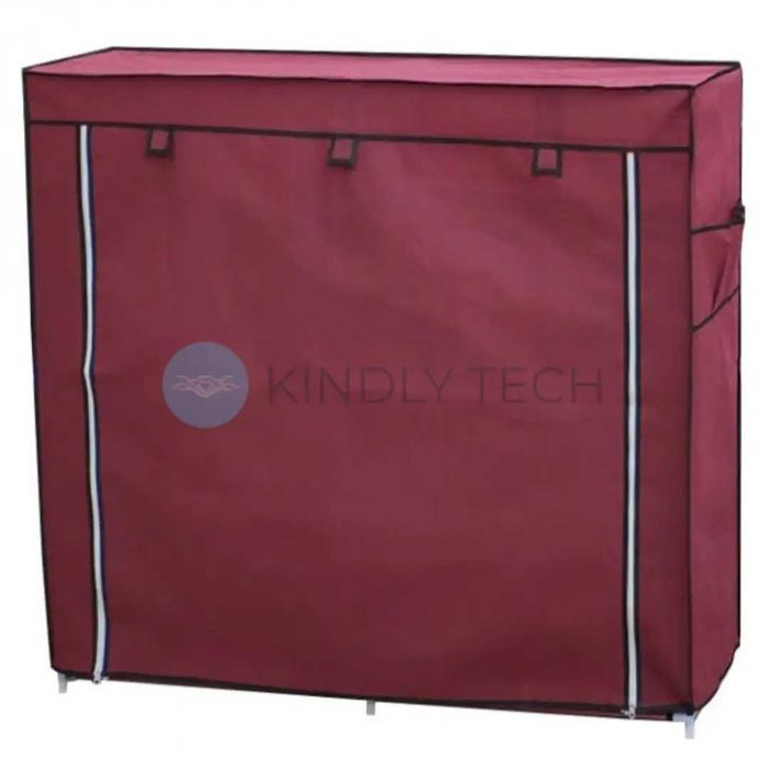 Тканинна подвійна полиця-шафа стелаж для взуття  Shoe Cabinet 6х2 пол.