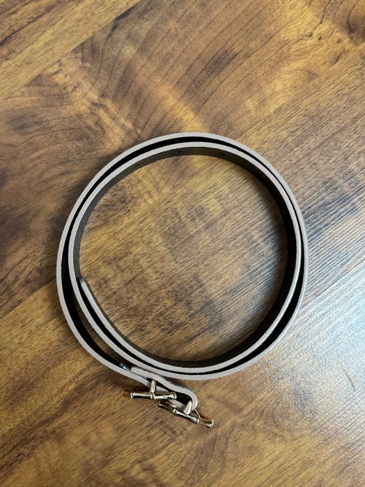 Pasek wąski świecący paseczek belt River Island rozmiar XS 70 cm