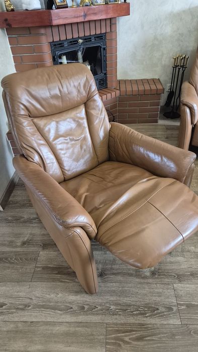 Wypoczynek skórzany 3+2+1 himolla z funkcją relax AKTUALNE