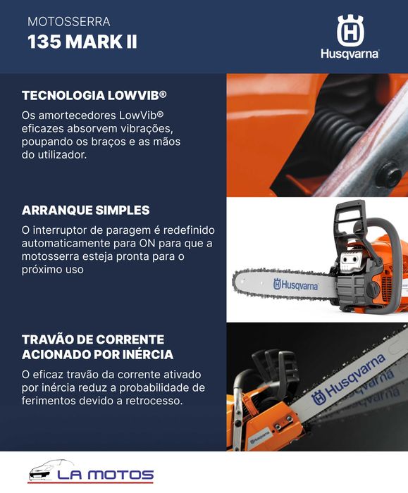 Motoserra Husqvarna 135 Mark II