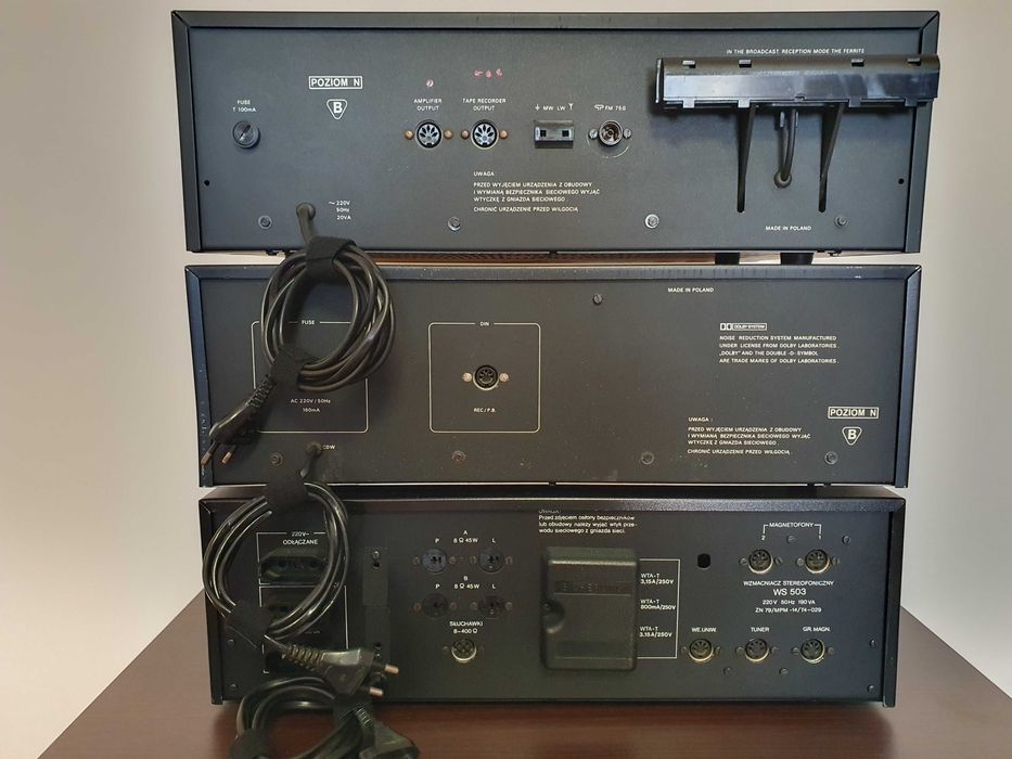 Zestaw Unitra ZM 1006 (MSH 101 + TSH 113 + WS 503)