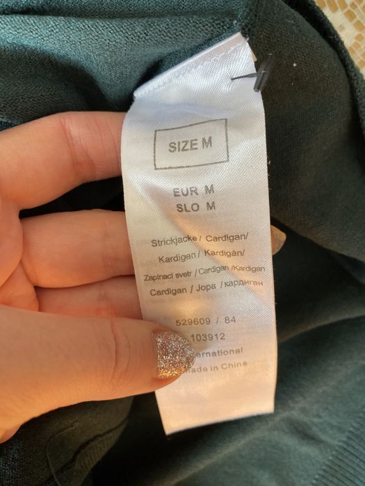 Sweterek zielony M orsay butelkowa zieleń