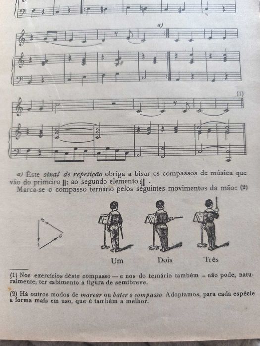 Livro "Novos Exercícios Graduados de Solfejo I" de Tomaz Borba