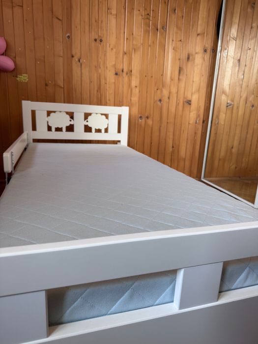 Łóżko dziecięce IKEA KRITTER + materac