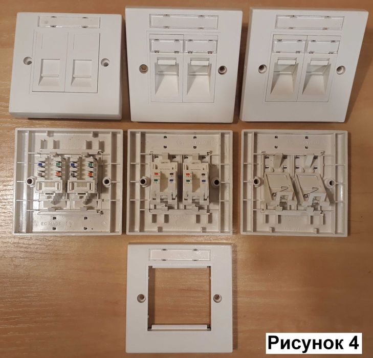 Розетки RG45 (Модули RG45 для розеток): 50 грн. - Электрика Киев на Olx