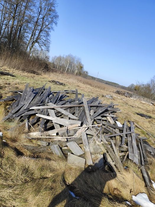 Drzewo na opał  z rozbiórki duża ilość