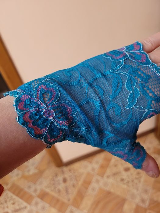 Перчатки 4 цвета кружево