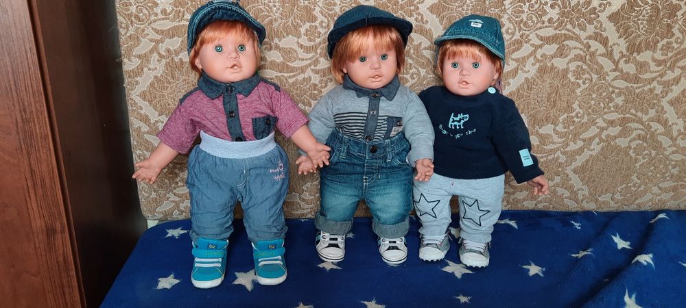 Куклы-мальчишки фирмы FEBER (Испания,клеймо) 48 см.