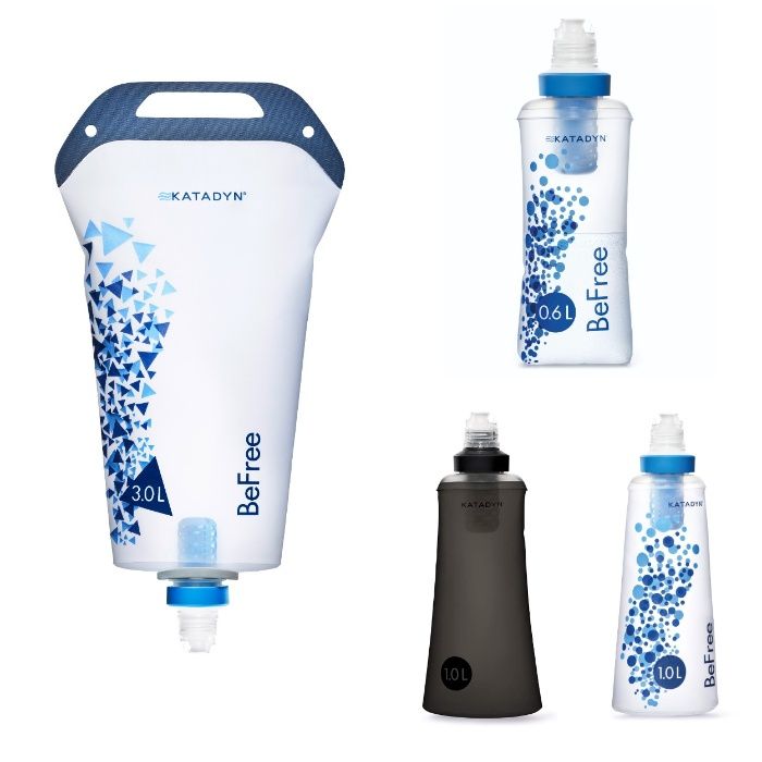 Фляга-фильтр Katadyn BeFree 0.6L, 1.0L и 3.0L