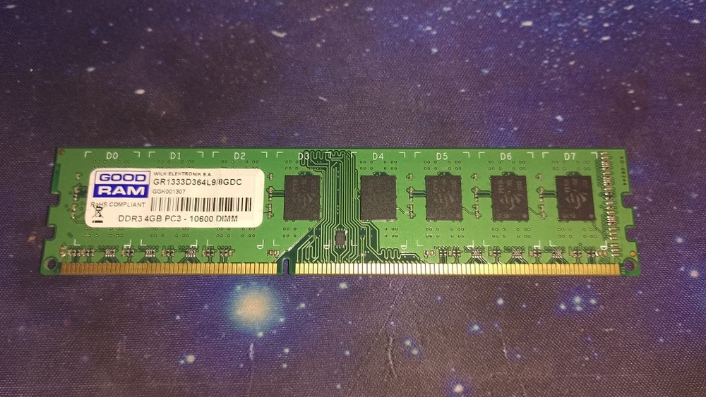 Pamięć RAM DDR3 GoodRAM 4GB 1333MHz CL9 PC3-10600
