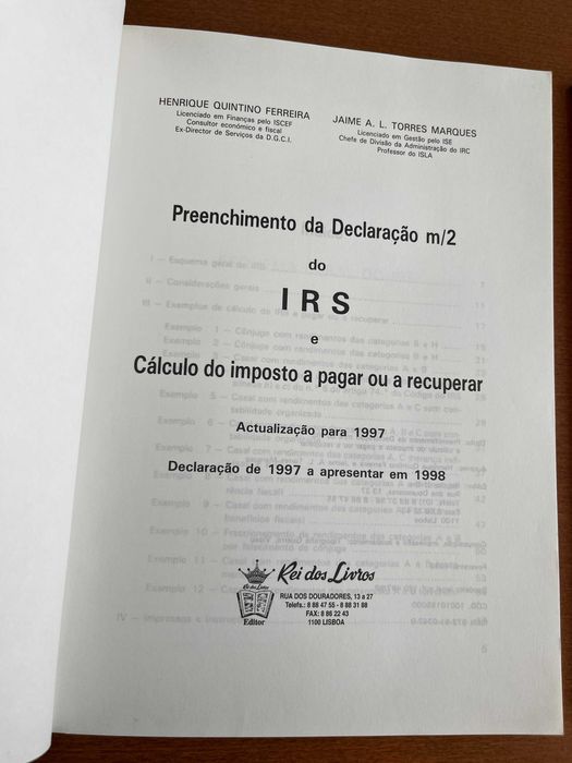 IRS - Declaração Modelo 3 - Casos Práticos Carnaxide E Queijas • OLX ...