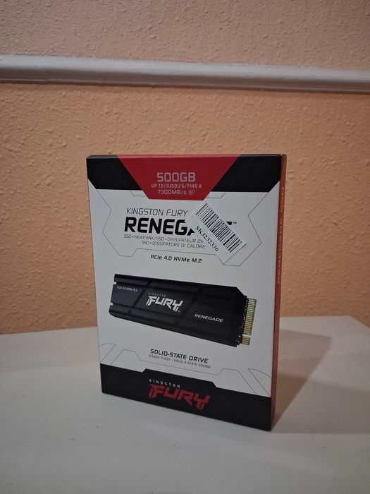 Kingston FURY Renegade PCIe 4.0 NVMe M.2 SSD 500Gb новий