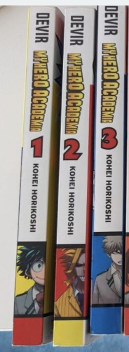 Livro 1 ao 3 da série My Hero Academia