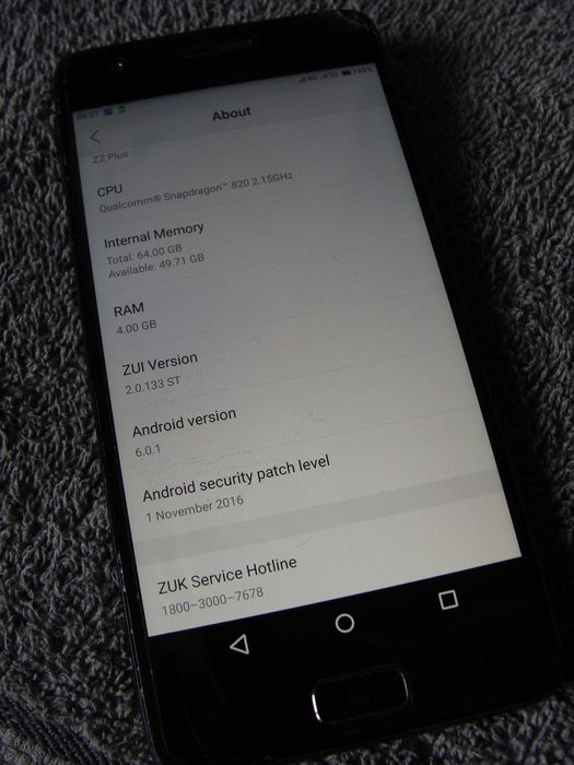 Lenovo 4/64GB Snapdragon 820 2.15 GHz 4G LTE 5" IPS Full HD