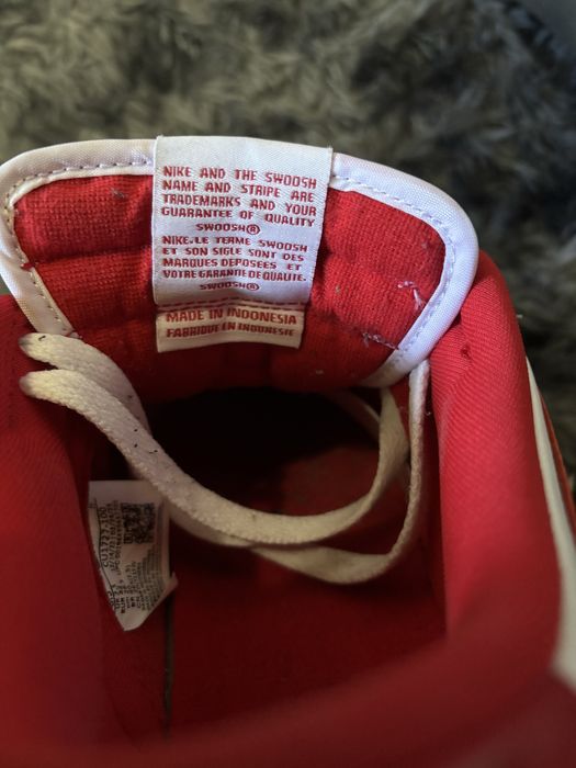 Nike dunk vermelhos