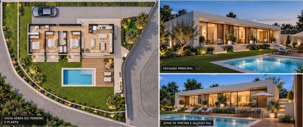 Terreno 550 m2  c/projecto