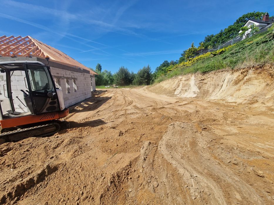 Roboty ziemne/ minikoparka /koparka kołowa 13t