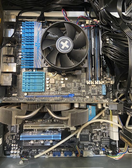 Комплект материнка,проц,оперативка,відеокарта