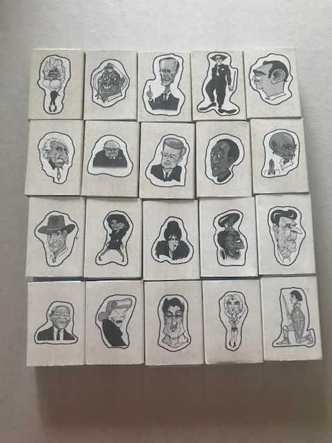 Coleção caixas fósforos caricaturas anos 80/90