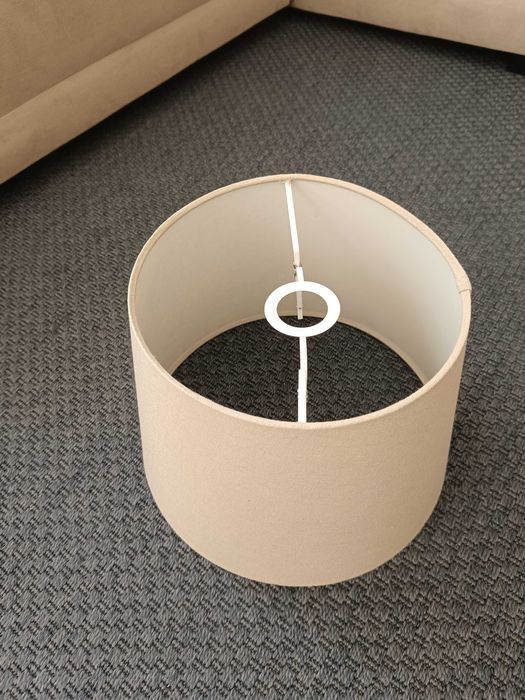 Abajur cónico para candeeiro mesa ou teto 23-33 cm bege