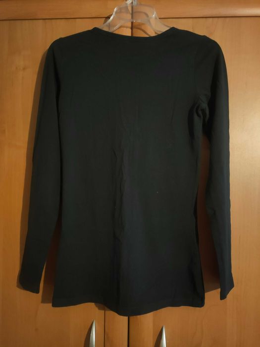 Bluzka czarna Esmara z długim rękawem