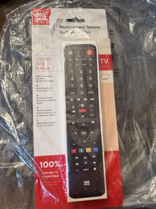 Pilot One For All URC1919 do telewizorów Toshiba – NOWY