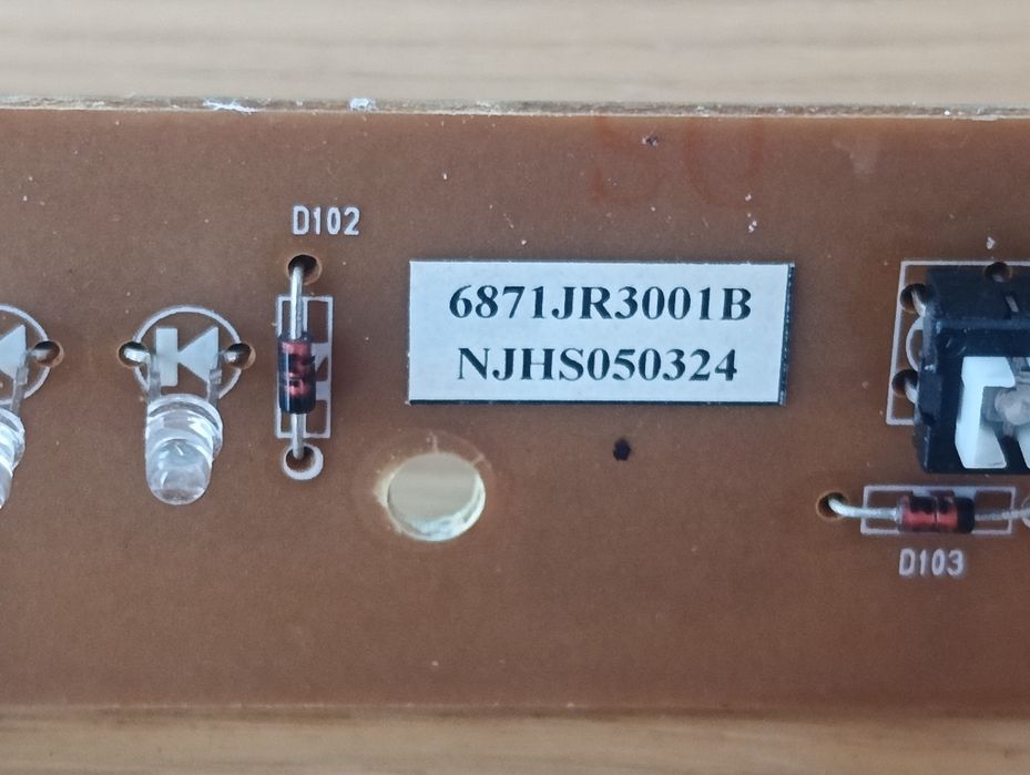 Moduł wyświetlacza lodówki LG GR-399SNQ