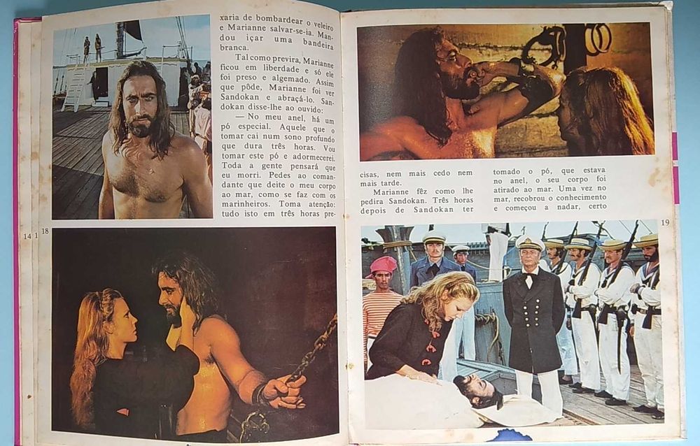 Sandokan : O Tigre da Malásia - Edições RTP , 1976 Fotonovela da série
