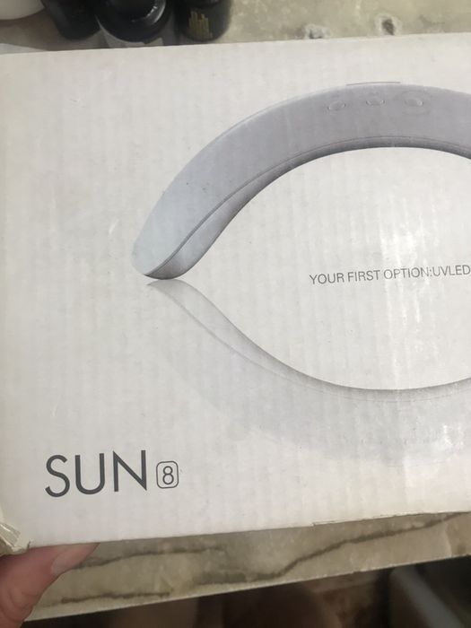 Лампа для маникюра sun 8 лед лампа манікюрна лампа