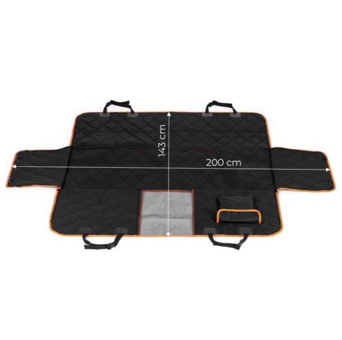 Uniwersalna mata dla psa pokrowiec na tylne siedzenie auta 200x143 cm