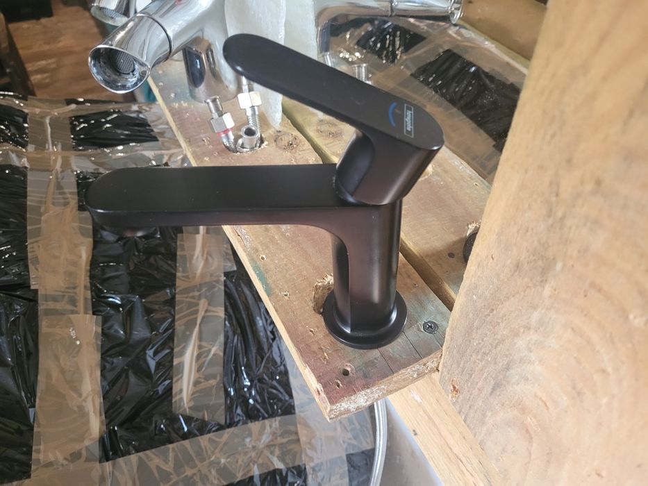 Hansgrohe Rebris S 80 Bateria umywalkowa czarny mat