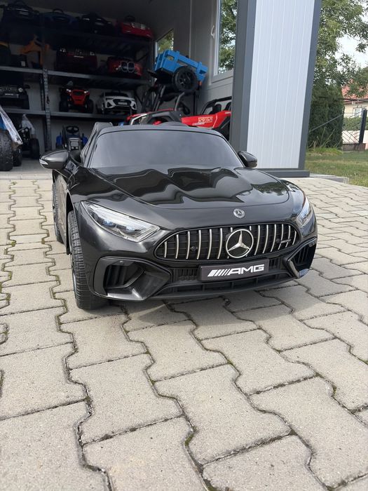 Auto Na Akumulator Mercedes AMG SL63 24V 7Ah Moc 400 Watt Pilot Skóra Czarny