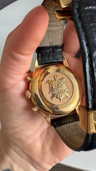 ZEGAREK CERTINA DS-8 Chrono Moonphase Precidrive –stan idealny,komplet