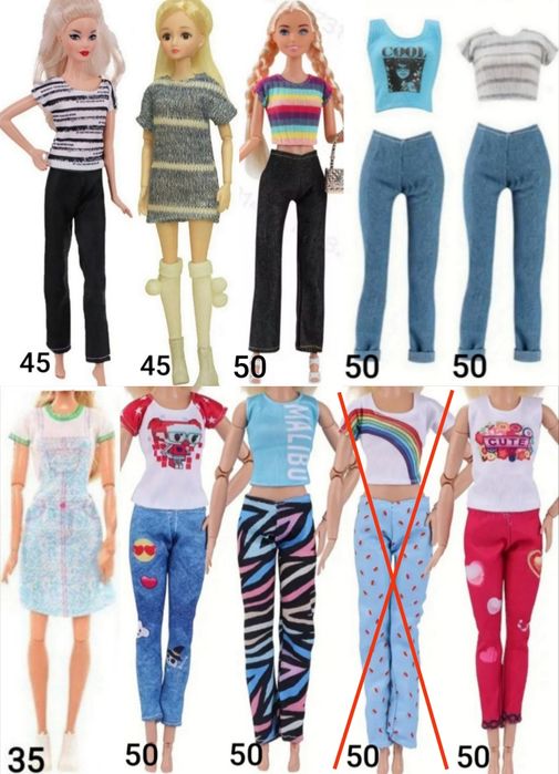 Одяг шубка для ляльки Барбі