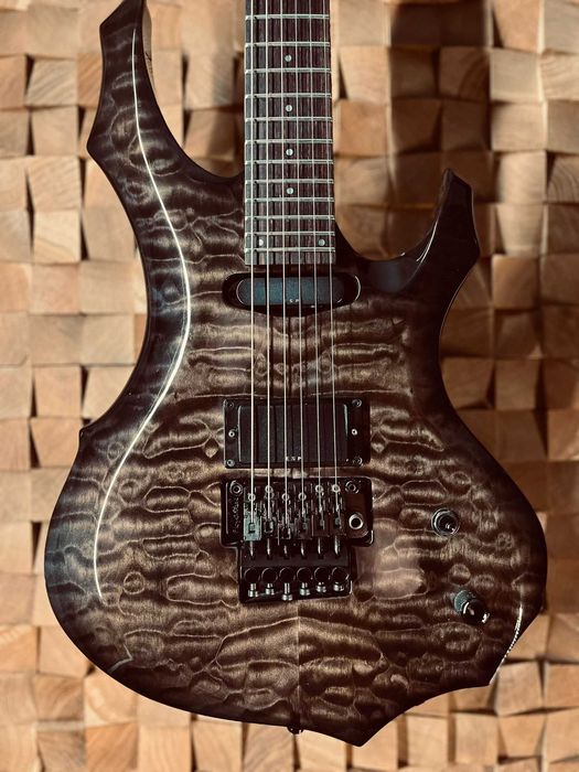 Gitara ESP Edwards PIERROT Japan lata 90, progi Jescar, BLACK